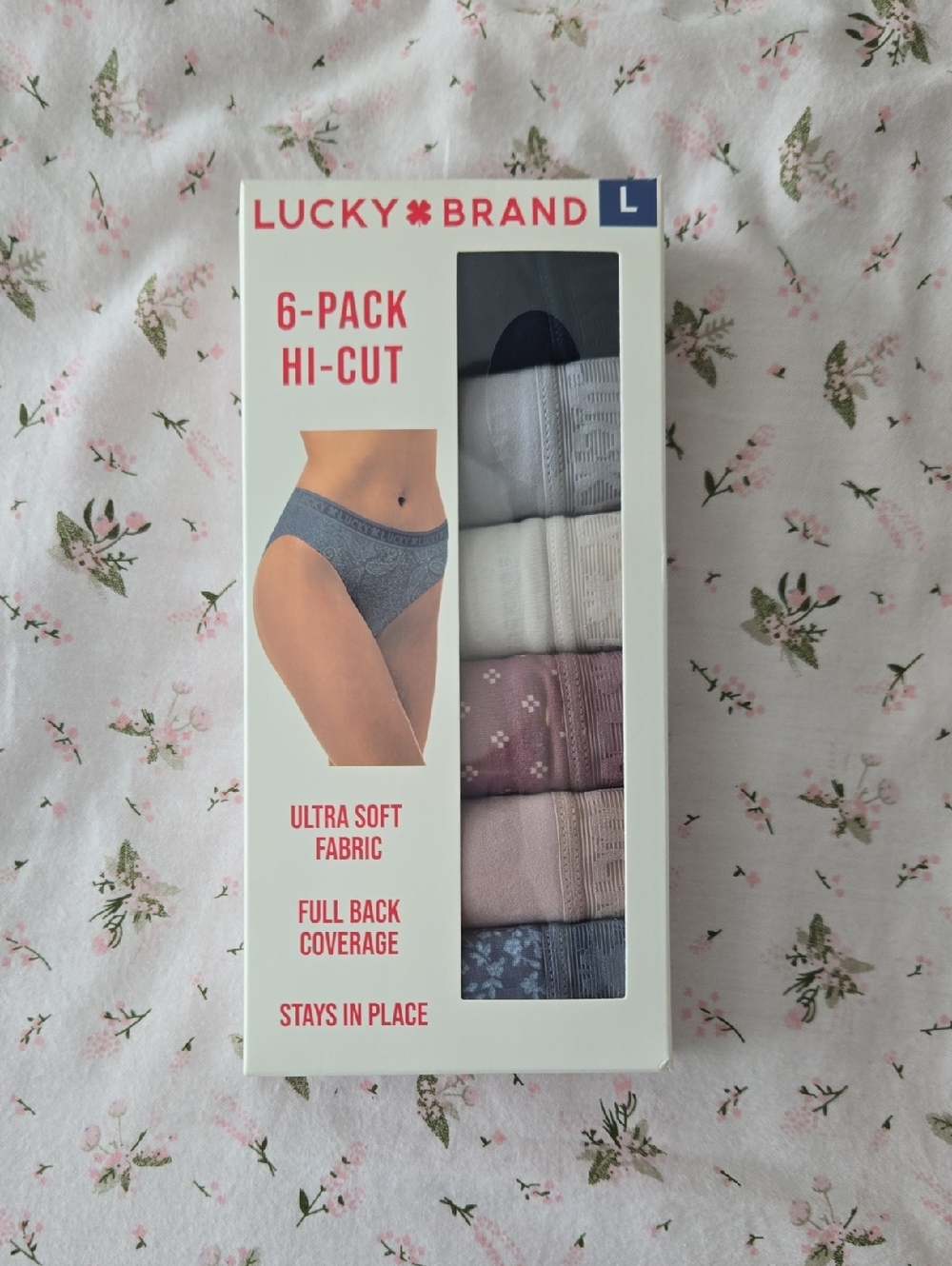 Lucky Brand 6-Pack Hi-Cut Undies - Neutral Mix